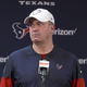 Houston Texans head coach Bill O’Brien addresses the press at his Thursday pre-Wild Card press conference.